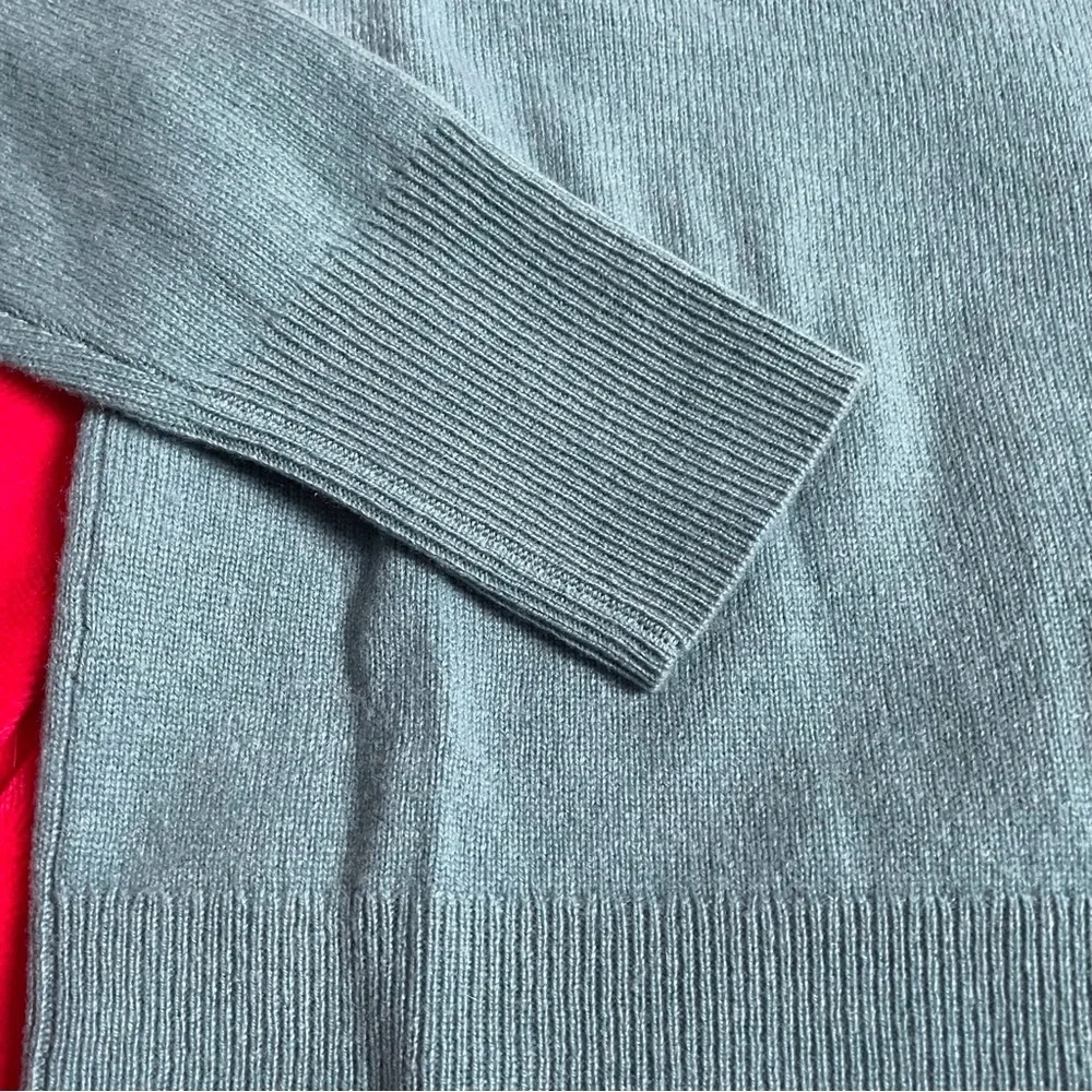 J. Crew Teal Cashmere Sweater